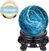 PATKAW Wooden Stand for Crystal Sphere 1 Pc, 5X5X3Cm, Sphere Stand, Crystal Ball Stand, Gazing Ball Stand, Pendulum Stand, Plate Stands for Displa...