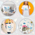 20 Pieces Sea Ocean Creatures Stencils Animal Painting Stencils Mermaid Seahorse Jellyfish Stencil Templates for DIY Crafts Scrabooking Painting o...