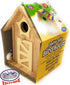 Matty's Toy Stop Paint Your Own Small Wooden Birdhouses (Includes Paints & Brushes) Gift Set Bundle - 3 Pack...