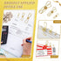 100 Pcs Paper Clips Metal Wire Hollow Out Clips Multi Purpose Utility Clips Invoice Bill Paper Clips Stainless Steel Hanging Clothes Pins for Scho...