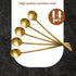 HANSGO 14PCS Long Handle Ice Tea Spoons, Gold Coffee Spoons 6.7" Stirring Spoons Stainless Steel Coffee Stirrers for Cocktail Stirring Iced Tea Co...
