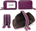RFID Credit Card Holder, Small Leather Zipper Card Case Wallet for Women and ID Window Coin Pouch Security Travel Wallet (PURPLE)...
