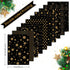 MIAHART 45 Sheets Merry Christmas Pattern Paper Set 10 Designs Festival Decorative Craft Paper Double-Sided for Card Making Scrapbook, A4 Size-Bla...