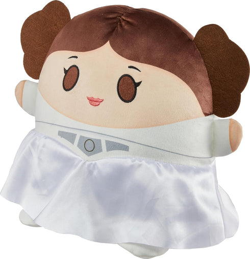 Star Wars Cuutopia Plush Princess Leia, Soft Rounded Pillow Doll, Collectible Toy Gift Inspired by the Fan-Favorite Character, 10-inch...