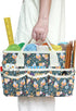 qianshan Craft Organizer Tote Bag with Multiple Pockets, Large Art Storage Caddy with Handles for Art, Craft, Sewing, Make-up?Scrapbooking, Medica...