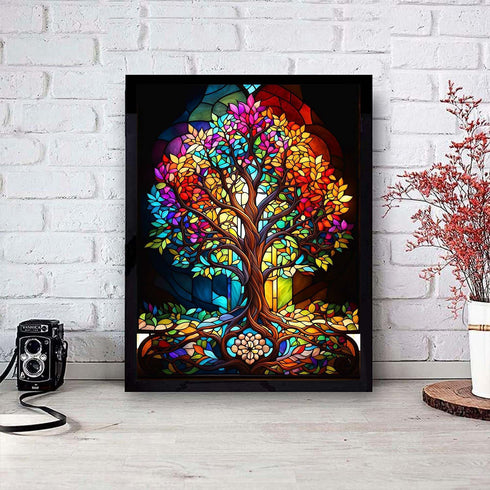 Tree of Life Diamond Painting Kits for Adults, DIY 5D Diamond Art Kits Full Drill Rhinestone Embroidery Crafts for Home Wall Decor Gifts 12x16in.....