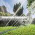 PVC Flat Sprinkler Hose with Garden Hose Quick Connector 3/4" GHT Fittings, Irrigation Soaker Hose, Drip Hose, Save Water (15FT, Black)...