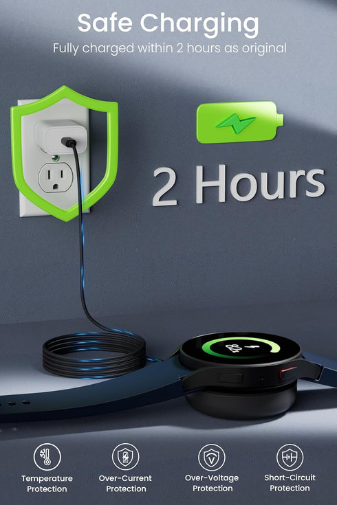 USB C Cable Compatible with Samsung Galaxy Watch 6 Charger for Galaxy Watch 6 Classic/5/5 Pro/4/4 Classic/3/Active 2/Active Wireless Charging Cabl...