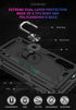 for Samsung Galaxy Note 10 Case, Note10 Case with HD Screen Protectors, Military-Grade Metal Ring Holder Kickstand 15ft Drop Tested Shockproof Cov...