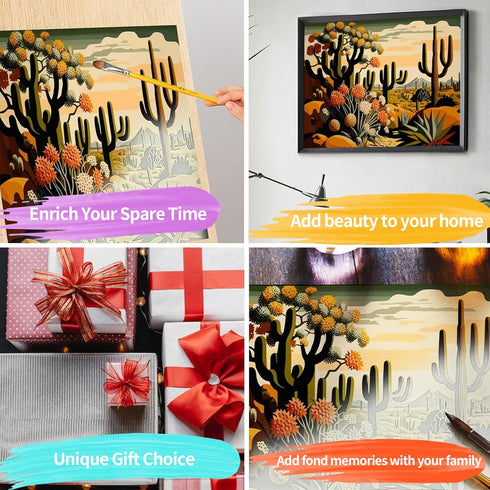 JYLMOOD Paint by Number for Adult Kits, DIY Flower Acrylic Oil Painting Kits for Adults Kids Beginners for Home Wall Decor Gifts 16x20 Inch (No Fr...