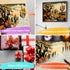 JYLMOOD Paint by Number for Adult Kits, DIY Flower Acrylic Oil Painting Kits for Adults Kids Beginners for Home Wall Decor Gifts 16x20 Inch (No Fr...