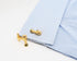 14K Gold Plated Football World Cup Tropy Cufflinks for Men In Gift Case Football Fan Men's Cuff Link for Wedding Shirt Party Business Regular Anni...