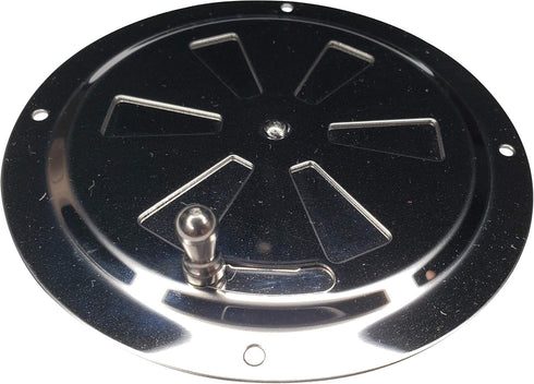 4" BBQ Smoker Air Vent (Stainless Steel) - Pinwheel Grill Damper For Increased Airflow...