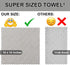 12 Pack Kitchen Dish Cloths (10x10? Gray) Coral Fleece Microfiber Towels, Ultra Soft Absorbent Kitchen Cleaning Towels, Nonstick Oil, Lint-Free, F...