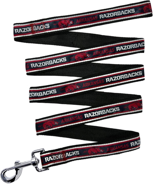 NCAA PET Leash, Small, Arkansas Razorbacks, Dog Leash, Shiny & Colorful Leash for Dogs & Cats Licensed by The NCAA, New Version...