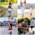 Lehoo Castle Toddler Leash for 1-5 Years, Baby Safety Harness for Girls with Anti-Lost Key Lock & Adjustable Strap, 3-in-1 Wrist Leash and Kids Ba...