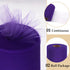 Purple Tulle Fabric Roll 6 Inch by 100 Yards (300 feet) Sheer Netting Spool for Tutu Skirt Gift Wrapping Wedding Baby Shower Halloween Party Decor...