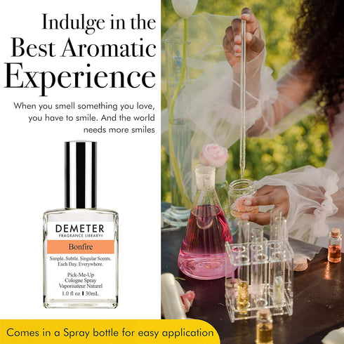 DEMETER Bonfire, 1 oz Cologne Spray, Perfume for Women and Men...