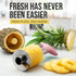 Zulay Kitchen Stainless Steel Pineapple Corer & Slicer + Eye Removal Tool – Heavy Duty Pineapple Cutter with Reinforced Blade – Effortless Pineapp...