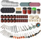 172PCS 1/8-inch Shank Power Rotary Tool Accessories Kit- Includes Carving Bits, Drill Bits, Sanding Drums and Discs, Grinding Stones, Buffing Whee...