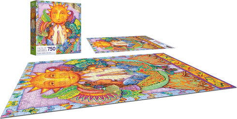 RoseArt - Holly Sierra - Sisters Under The Sun - 750 Piece Jigsaw Puzzle for Adults...