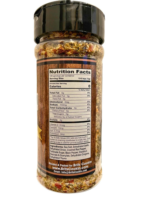 Britscookin - Garlic & Herb Seasoning 4.5 oz, Pack of 2...