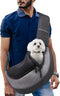 FDJASGY Pet Sling Carrier for Small Dogs Cats,Breathable Mesh Travelling Hand Free Puppy Backpack with Pouch and Adjustable Strap Carrier...