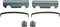 Dorman HW5545 Front Disc Brake Hardware Kit Compatible with Select Ford Models...