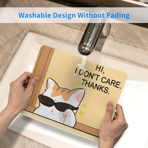 Cool Mouse Pad Funny Mouse Pad Cat Mouse Pad Kawaii Rectangle Non Slip Rubber Mouse Pad for Computer and Laptop Mouse Mat for Working and Gaming...