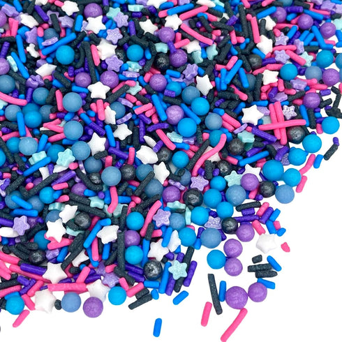 Galaxy Sprinkles | 8 Ounces | Star Sprinkles | Jimmies | Manvscakes...