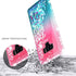 Case for Samsung Galaxy Note 9 with Screen Protector (Maximum Coverage, Flexible TPU Film), Ring Holder/Wrist Strap, Sparkle Glitter Flowing Liqui...