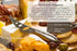 Lunar 6-Piece Cheese Knife Set - Premium Stainless Steel Cheese Knives Collection - Charcuterie Board Accessories Gift Ready w/ 15 Festive Recipes...