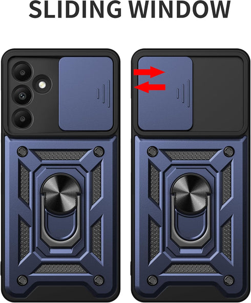 for Samsung Galaxy A15 5G Case: Phone Case with Screen Protector for Samsung Galaxy A15 5G - Blue...