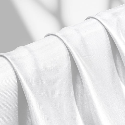 Satin Fabric 1 Yard 60" Wide Soft Silky Charmeuse Satin Fabric by The Yard Soild Fabric for Wedding Dress, Sewing, Crafts, Party Decorations, Back...