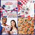 Patriotic Stencils for Painting, 28 PCS 4th of July Reusable Stencil Templates for Cookie Cake Scrapbooking Wood Drawing, American Independence Da...