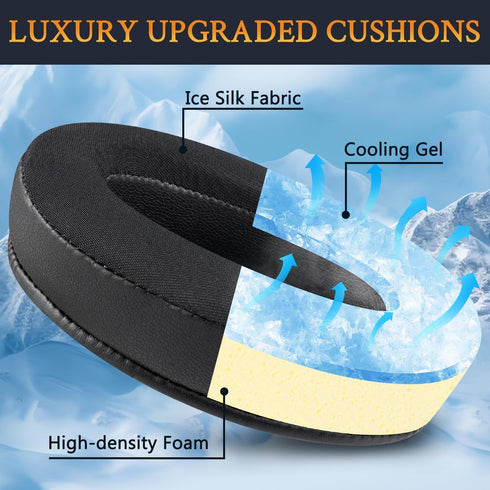 SOULWIT Earpads Cushions Replacement for Sony WH-XB910 XB910N Extra Bass Noise Cancelling Headphones, for Sony WHXB910N Wireless Headset, Ear Pads...