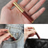 Vintage Wooden Mini Fountain Pen, Short Pocket Travel Fountain Pen Fine Nip Pen Fancy Pens Smooth Writing with 15 Pcs 2.6mm Black Ink Cartridges f...