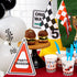 WERNNSAI Racing Car Party Decorations - 10PCS Funny Car Birthday Decoration Signs for Boys Kids Racing Car Theme Party Supplies Racing Cars Route ...