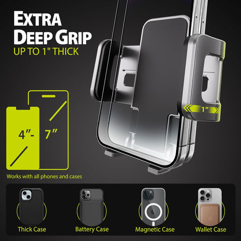 Bracketron TripGrip Wave Dashboard Cell Phone Mount for Car Hands Free Suction Cup Cradle Grip Stand Cellphone Holder......