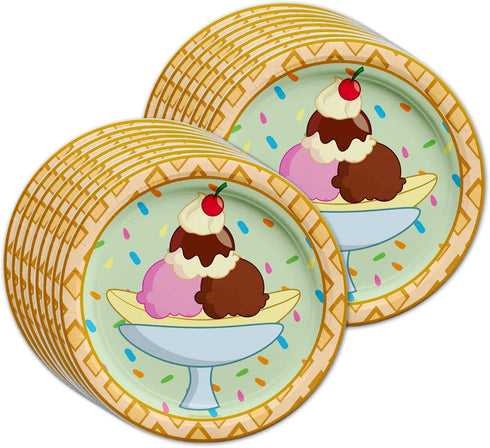 Ice Cream Shop Birthday Party Supplies - Ice Cream Party Decorations - Ice Cream Sprinkles Party Supplies - Sprinkles Party Supplies | Tableware S...