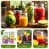 DSJIFGEW 52Pcs Premium Canning Lids, Rings for Regular Mouth Mason Jars - Food Grade Split-Type Metal Canning Kerr Jar Ball Lids...