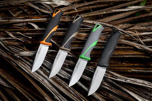 Ganzo G807-BK Fixed Blade Knife 9CR14 Stainless Steel Blade Ergonomic Anti-Slip Handle Camping Hunting Fishing Outdoor EDC Knife with PP Scabbard ...