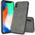SALAWAT for iPhone Xs Case Slim Shock Proof Phone Cover Lightweight Premium PU Leather TPU Bumper PC Protection for iPhone X 5.8 inch (Gray)...