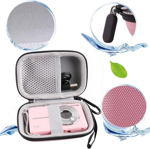 WERJIA Kids Camera Case for CAMKORY/VAHOIALD/Nsoela/IWEUKJLO/Lecran FHD 1080P Digital Camera for Kids with, and More Brands Kids Camera (Pink)...