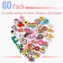 Mr. Pen- Different Charms, 60 Pack, PVC Random Different Charms, Decoration Charms for Decoration, Charm, Cute Charms, Charms Bulk, Charms Pack, R...
