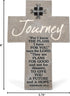 Lighthouse Christian Products Future and Hope Journey Marbled Grey 8 Inch Cast Stone Cross Figurine...