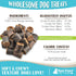 Raw Paws Wild-Caught Venison Treats for Dogs, 6-oz - Packed in USA - Real Meat Venison Jerky Dog Treats Free-Range Venison Dog Jerky Treats - All-...