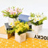 AIFUSI Artificial Flowers, Faux Flowers in Vase Small White Daisy Decor Mini Silky Artificial Daisies Fake Plant Flower Decor for Home Decor Indoo...