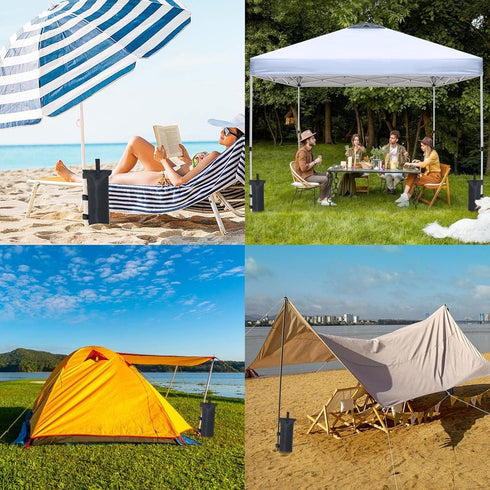 112 lbs Sand Bags Canopy tent Weight set of 4 for Canopy Legs,Empty Sand Bags for Tent weight to Hold Things Down for Pop Up Canopy Tent Weight, N...