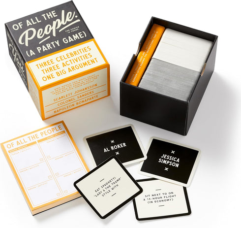 Brass Monkey of All The People – Social Party Game with 450+ Game Card Prompts of Assigning Celebrities to Random Activities Inspired by Kiss Marr...
